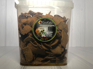 Гренки черные со вкусом сала с хреном: Ведро Ржаные гренки с малосольным огурчиком