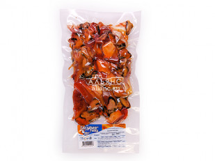 САМУРАЙ паутинка с соусом ТЕРИЯКИ ( из дикого лосося) 500 гр: Морской коктейль (500гр)