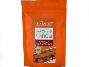 Другие закуски: Мясо (АЛЬЯНС) вяленое курица с халапеньо (50 гр)