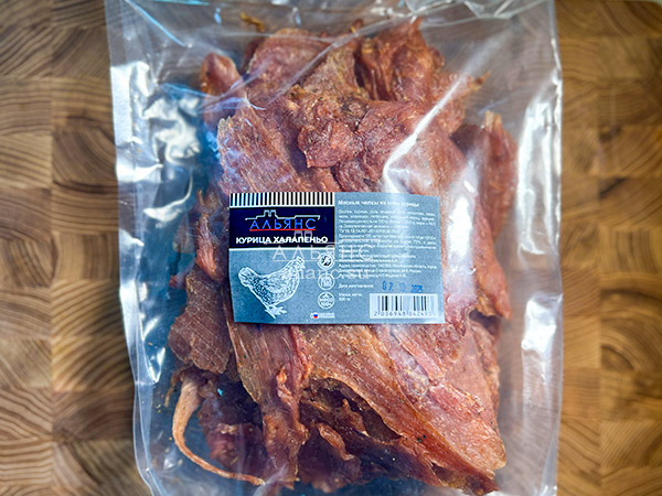 Мясо (АЛЬЯНС) вяленое курица 500гр "С халапеньо" в Марьино