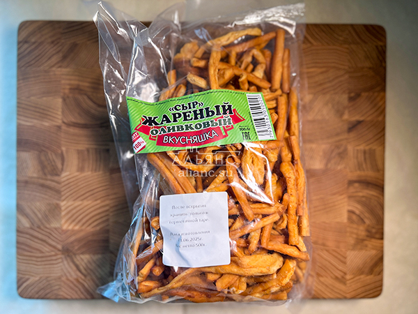 Жареный сыр "ВКУСНЯШКА" (Оливковый) 500гр. в Марьино