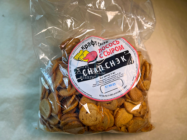 Снапсы ПШЕНИЧНЫЕ "Лосось с сыром" в Марьино