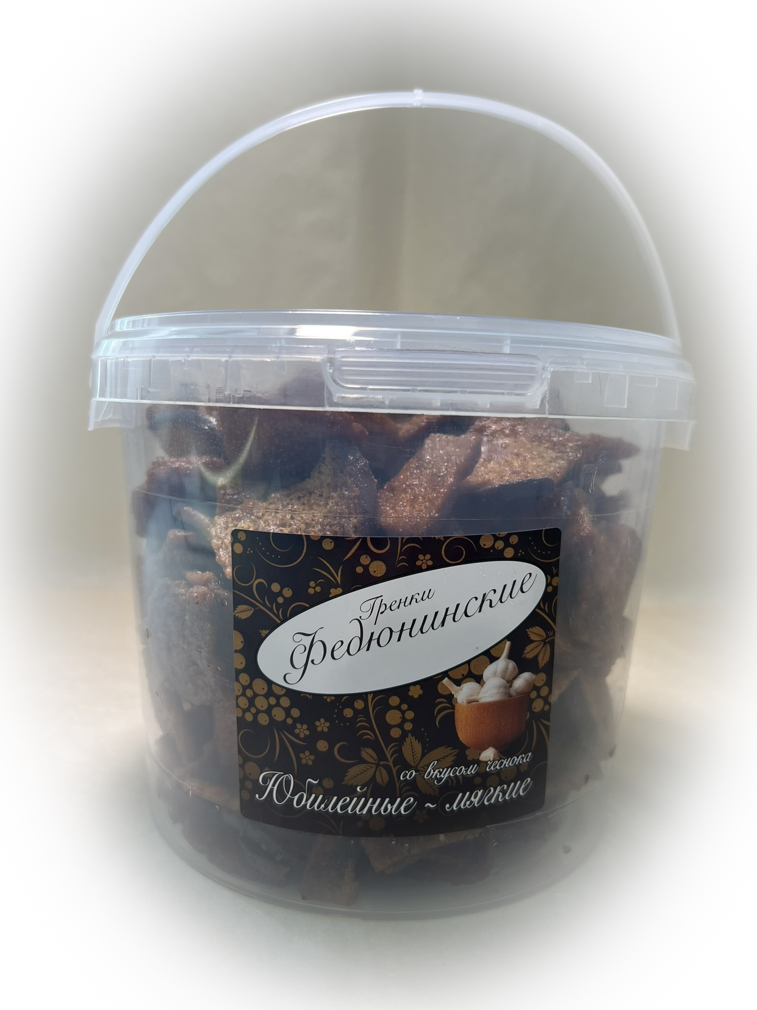 Гренки "ФЕДЮНИНСКИЕ" "Чеснок" (ведро 900 гр.) в Марьино
