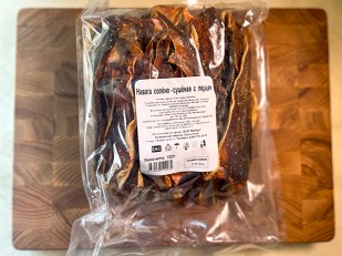 Снапсы с аджикой: Навага солено-сушеная с перцем (МИЛАРА)