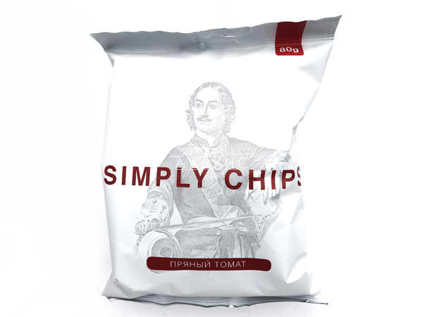 Картофельные чипсы "Simple chips" Пряный томат 80 гр. в Марьино